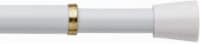 Bali 7/16-Inch Round Spring Tension Café Rod - White Perspective: Main