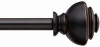 Bali 5/8-Inch Modern Urn Decorative Rod Set - Burnish Bronze Perspective: Main