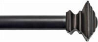 Springs Window Fashions Transitional Square Curtain Rod - 36-66 Inch - Bronze Perspective: Main