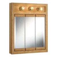 Richland 24-Inch Wood Medicine Cabinet in Nutmeg Oak