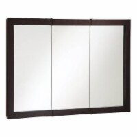 Ventura 48-Inch Assembled Wood Framed Medicine Cabinet Mirror in Espresso