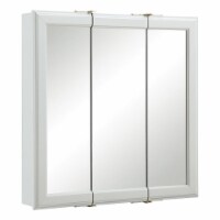 Classic 24-Inch Wood Medicine Cabinet in White
