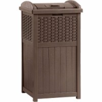 Suncast® Trashcan Hideaway Outdoor Garbage Waste Bin - Brown