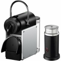 Nespresso Pixie Single-Serve Espresso Machine with Simplified Water Tank and Aeroccino Milk Frother