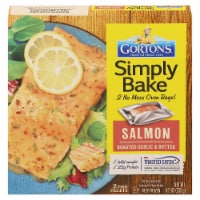 Gorton's® Simply Bake Roasted Garlic & Butter Salmon Fillets Perspective: Main