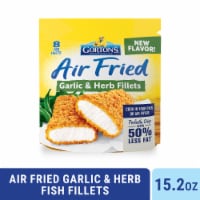 Gorton's Air Fried Garlic & Herb Fish Fillets, Wild Caught Pollock, Frozen Perspective: Main