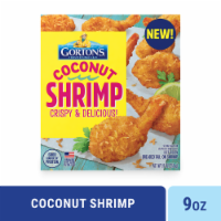 Gorton’s Coconut Shrimp, Whole Shrimp, Breaded Tail-On-Shrimp, Frozen Perspective: Main