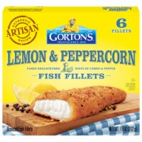 Gorton's® Lemon & Cracked Peppercorn Breaded Fish Fillets Perspective: Main