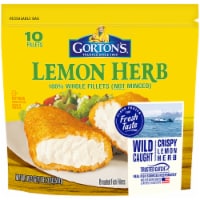 Gorton’s Lemon Herb Whole Breaded Fish Fillets Perspective: Main