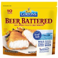 Gorton’s Beer Battered Fish 100% Whole Fish Fillets (Not Minced), Wild Caught Pollock, Frozen Perspective: Main