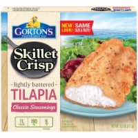 Gorton's Skillet Crisp Classic Seasonings Lightly Battered Tilapia Perspective: Main