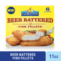 Gorton’s Beer Battered Fish Fillets, Wild Caught Pollock, Frozen Perspective: Main