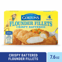 Gorton’s Crispy Battered Fish Fillets, Wild Caught Flounder, Frozen Perspective: Main