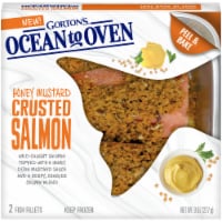 Gorton's Ocean To Oven Mustard Crusted Salmon Fish Fillets Perspective: Main