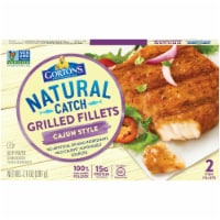 Gorton's Natural Catch Cajun Style Grilled Fish Fillets 2 Count Perspective: Main