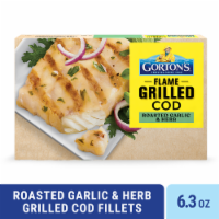Gorton's® Natural Catch Roasted Garlic & Herb Grilled Cod Fillets