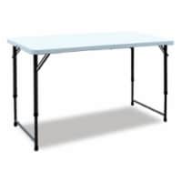 GSC Technologies 239844 4 ft. White Folding Table Perspective: Main