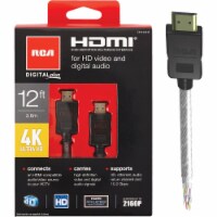RCA 12 Ft. White 4K Ultra HD Digital Plus HDMI Cable DH12HHF