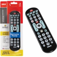 RCA 4-Device Universal Black Big Button Remote Control RCRBB04GBE
