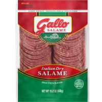 Gallo® Salame Deli Thin Sliced Italian Hard Salami Perspective: Main