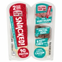 Hillshire Farm Hard Salami Milk Chocolate Covered Pretzel and Monterey Jack Cheese Snack Pack Perspective: Main