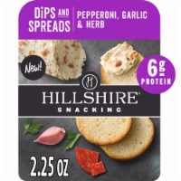Hillshire® Snacking Dips and Spreads Pepperoni Garlic & Herb Perspective: Main