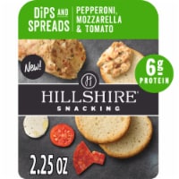 Hillshire® Snacking Dips and Spreads Pepperoni Mozzarella & Tomato Perspective: Main
