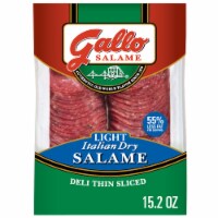 Gallo® Salame Deli Thin Sliced Light Italian Dry Salame