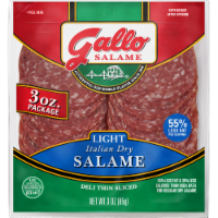 Gallo® Salame Deli Thin Sliced Light Italian Dry Salame