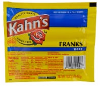 Kahn's® Beef Hot Dogs Perspective: Main