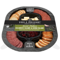 Hillshire® Calabrese Salame & Genoa Salame Snacking Social Party Platter Perspective: Main