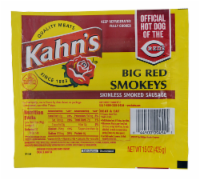 Kahn's® Big Red Smokeys Skinless Smoked Sausages Perspective: Main
