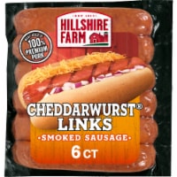 Hillshire Farm Cheddarwurst Links Smoked Sausage with Wisconsin Cheese Perspective: Main