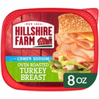 Hillshire Farm Ultra Thin Sliced Lower Sodium Oven Roasted Turkey Breast Sandwich Meat Perspective: Main