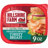 Hillshire Farm Ultra Thin Sliced Mesquite Smoked Turkey Breast Sandwich Meat Perspective: Main