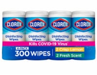 Clorox Lemon and Fresh Scent Disinfecting Wipes Value Pack