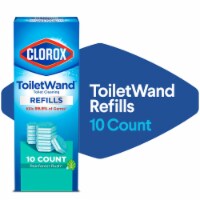Clorox ToiletWand Rainforest Rush Disinfecting Scrubbing Pads Toilet Cleaning Refills Perspective: Main
