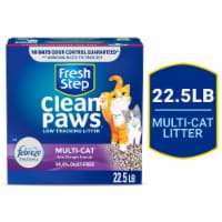 Fresh Step Clean Paws Cat Litter Triple Action Clumping Litter 22.5 lb Harris Teeter