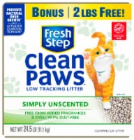 Fresh Step® Clean Paws™ Multi-Cat Unscented Clumping Cat Litter Perspective: Main