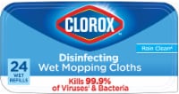 Clorox Disinfecting Rain Clean Wet Mopping Cloths Refills