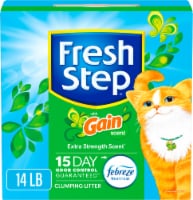 Fresh Step Clumping Litter With Febreze Freshness With Gain Original Scent Perspective: Main