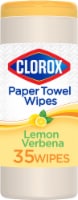 Clorox Lemon Verbena Scent Paper Towel Wipes