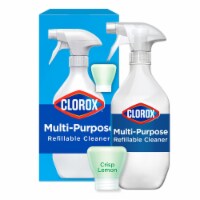Clorox Multi-Purpose Cleaner Crisp Lemon Starter Kit Spray Bottle and Refill