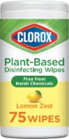 Clorox Lemon Zest Plant-Based Disinfecting Wipes