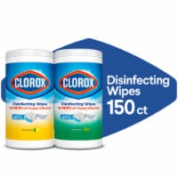 Clorox Crisp Lemon and Fresh Scent Disinfecting Wipes Value Pack Perspective: Main