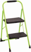 Cosco® Big Step Two-Step Folding Stool with Rubber Hand Grip - Green Flash Perspective: Main