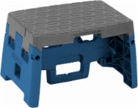 Cosco® 1-Step Folding Step Stool - Blue/Gray