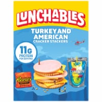 Lunchables Turkey & American Cracker Stackers with Capri Sun Drink & Reese's Cup Kids Lunch Meal Kit