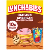 Lunchables Ham & American Cheese Cracker Stacker Kids Lunch Meal Kit