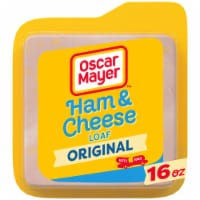 Oscar Mayer Ham & Cheese Meat Loaf Sliced Deli Lunch Meat with Real Kraft Cheese